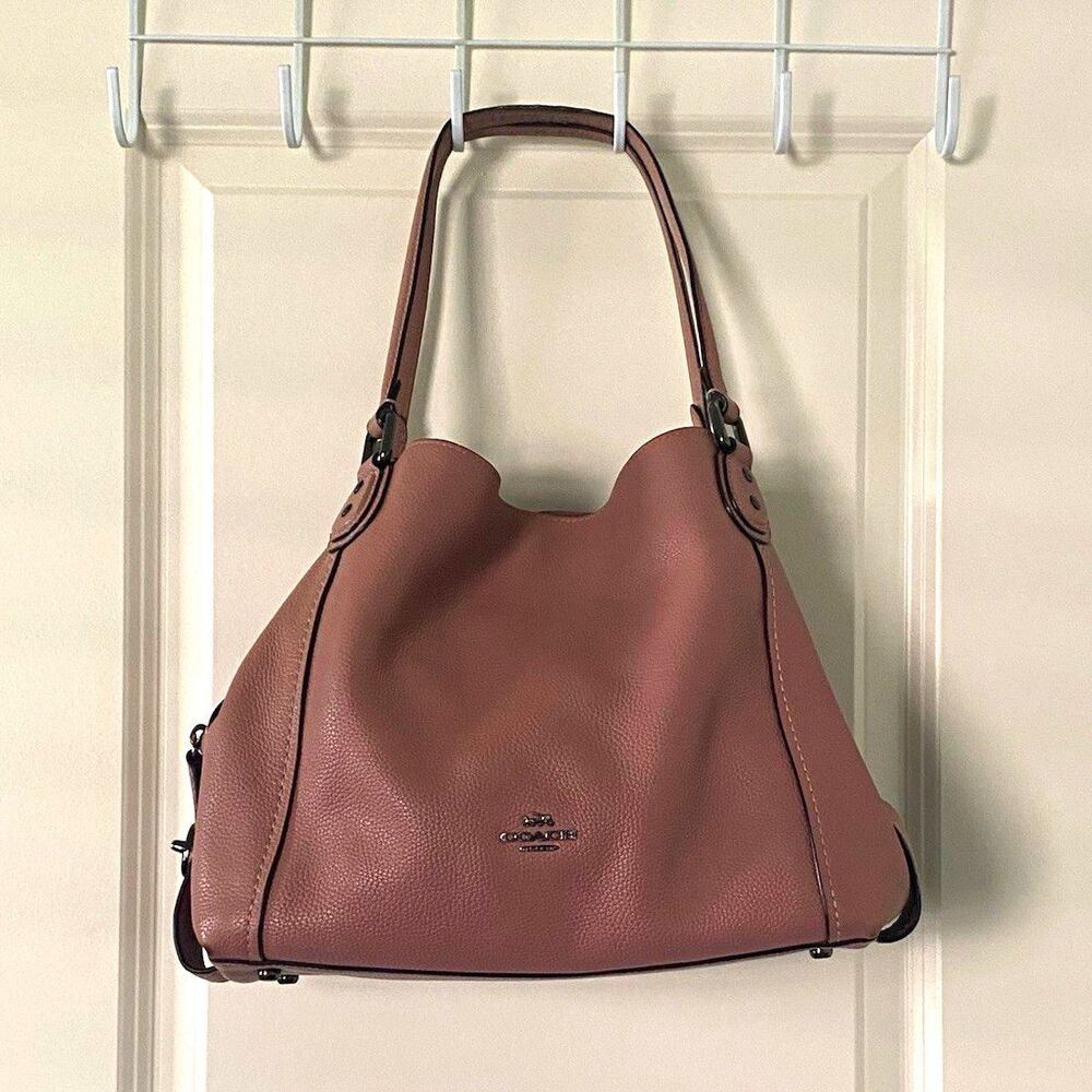 Coach Edie Shoulder Bag In Dusty Rose